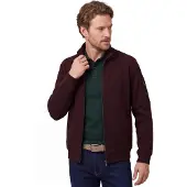 Baileys vest bordeaux effen normale fit