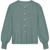 Vero Moda Gebreid vest 'LEMON' groen