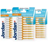 Jordan 3x Dental Sticks Clean Between Large 40 stuks