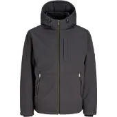 Jack & Jones Tussenjas grijs / oranje / zwart / wit