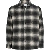 Jack & jones Junior Overhemd 'JJESOHO OLLIE' chamois / antraciet