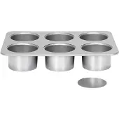 Patisse Cheesecakevorm Mini 8 Cm Staal Zilver