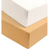 Vertbaudet Set van twee babyhoeslakens uit rekbare jersey
