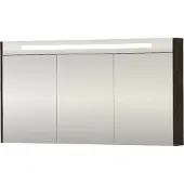 Proline SPK Premium Spiegelkast LED 140x14x74 cm Mokka Oak