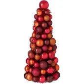 J-Line kegel kerstbal - meerkleurig - 40 cm