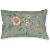 Pip studio Everbloom Quilted Sierkussen Groen 45x70 cm