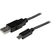 StarTech.com 1m Mobile Charge Sync USB to Slim Micro USB M/M