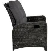 Lesli Living Loungestoel Soho Forte - Tuinstoel - Ergonomisch ontwerp - Antraciet