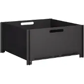 vidaXL Vuurkorf Zwart 60 x 60 x 30 cm Staal