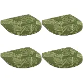 vidaXL 4-Piece Zitkussens 4 st 100% Polyester Blad Design