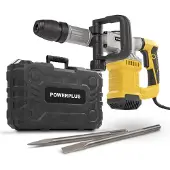 Powerplus Elektrische Breekhamer POWX11832 - 1300 W vermogen en 25 Joule slagkracht - 3800 slagen per minuut - Puntbeitel en platte beitel inbegrepen - SDS Max-aansluiting