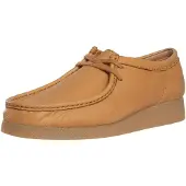 Clarks Wallabee Evo Leren Sneakers, Bruin