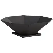 vidaXL Vuurkorf Zwart 50 x 50 x 15,5 cm Staal
