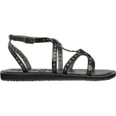Pepe Jeans Dames Rio Stud sandalen zwart (37), Plat, Gesp, Casual PLS700017