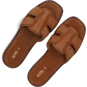 Notre-V Dames Slippers Nv-1005 - Bruin - Maat 43