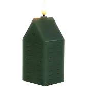 Coen Bakker Kaars huisje wax 3d vlam 5x6x15 cm jade groen Anna's Collection