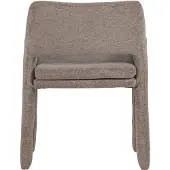 Vtwonen Bigfoot Eetkamerstoel - Chenille - Taupe/Bruin - 78x57x56 cm