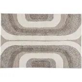 Woood Moro Vloerkleed - Wol/Katoen Grijswit - 170x240