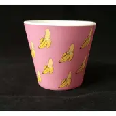 Quy Cup - 90ml Ecological Espresso Reisbeker - “Banana” 7x7x7cm