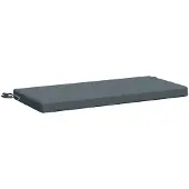 vidaXL Bankkussen SOEST 100% Polyester Blauw 80 x 40 x 5 cm