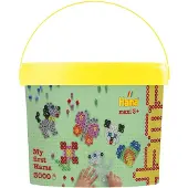 HAMA Beads Hama - Maxi beads - 3000pcs + 4 plates in bucket (388806)