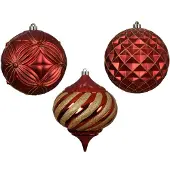 Kaemingk Kerstballen kunststof d20 cm krood a3