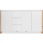 Finori - Dressoir met 3 Deuren en 3 Lades L160 cm - Denver