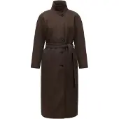 MSCH Copenhagen Dames Jassen Mschkeola Secilia Wool Coat - Bruin - Maat S/M