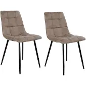 House Nordic Eetkamerstoel Middlefart | 55 x 44 x 86 cm | Bruin