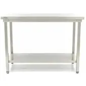 Maxima Roestvrijstalen Werktafel 'Deluxe' 1200 x 700 mm