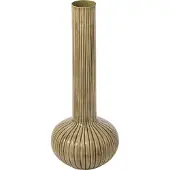 J-Line vaas ijzer large - olijfgroen - 25 x 61 cm
