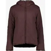 TwoDay reversible dames winterjas met imitatiebont bruin maat S
