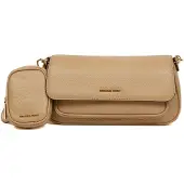 Michael Kors Schoudertas 'Jet Set Travel Small Flap Crossbody With Tech Attachment' camel