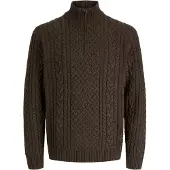 Jack & Jones Trui 'JPRBLUCALLUM' donkerbruin