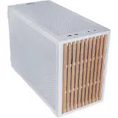 Lian Li DAN-behuizingen B4-mATX Wood White | PC-behuizingen
