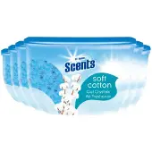 At Home 6x Luchtverfrisser Gel Kristallen Fris Katoenlinnen 150 gr