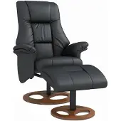 HOMCOM Massagesessel mit Fußhocker 839-851V80