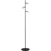 Masterlight Vloerlamp Talana 3-lichts mat zwart/nikkel
