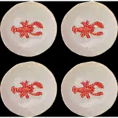 Bloomingville Hadden borden rood set van 4 stuks