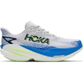 Hoka One One Loopschoen 'Mach X 3' blauw / nachtblauw / lichtgrijs / neongroen