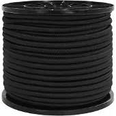 vidaXL Bungee Koorden 8 mm Zwart PP en rubber