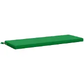 vidaXL Bankkussen SOEST 100% Polyester Groen 110 x 40 x 5 cm
