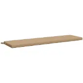 vidaXL Bankkussen SOEST 100% Polyester Zand 150 x 40 x 5 cm