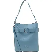 Marc O'Polo schoudertas schoudertas Brinja Hobo Bag Stormy Sea Lichtblauw