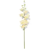 HEMA Kunstbloem dendrobium 55cm rubber wit (wit)