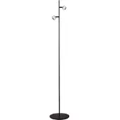 Masterlight Vloerlamp Talana 2-lichts mat zwart/nikkel