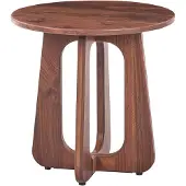 Beliani GAILLARD - Bijzettafel - Bruin - MDF