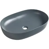 Sapho Ardea Keramische opbouwwastafel, 60,5x41,5cm, siena