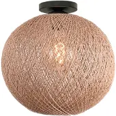 Masterlight Plafondlamp Corda Touw Naturel Middel