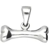 MOOYE ® - Collectie Zilveren Hondenbot massief kettinghanger